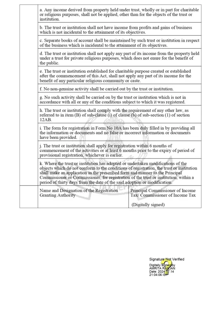 12A Certificate